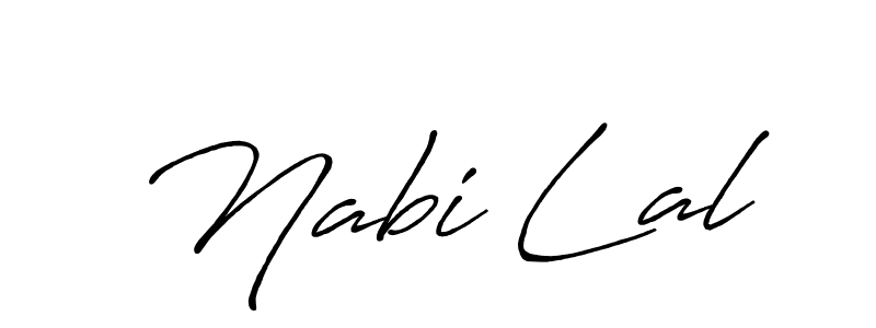 Nabi Lal stylish signature style. Best Handwritten Sign (Antro_Vectra_Bolder) for my name. Handwritten Signature Collection Ideas for my name Nabi Lal. Nabi Lal signature style 7 images and pictures png