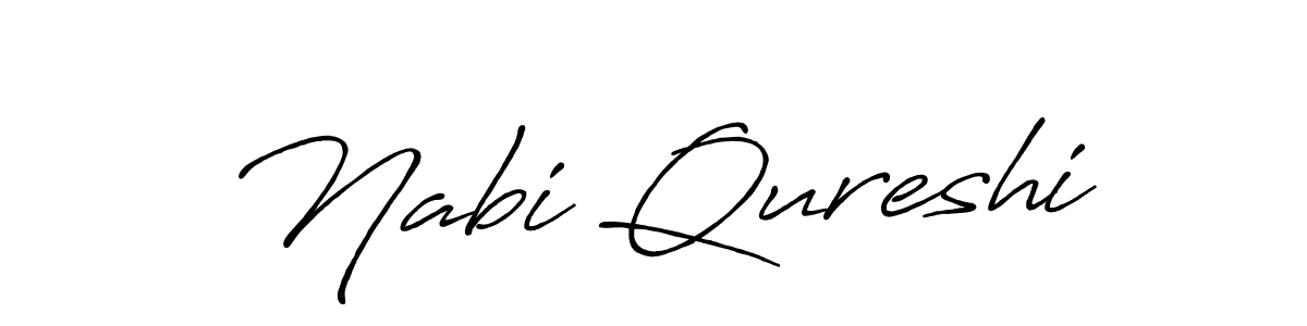 if you are searching for the best signature style for your name Nabi Qureshi. so please give up your signature search. here we have designed multiple signature styles  using Antro_Vectra_Bolder. Nabi Qureshi signature style 7 images and pictures png
