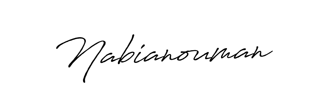 The best way (Antro_Vectra_Bolder) to make a short signature is to pick only two or three words in your name. The name Nabianouman include a total of six letters. For converting this name. Nabianouman signature style 7 images and pictures png