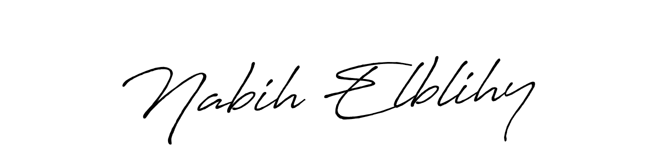 You should practise on your own different ways (Antro_Vectra_Bolder) to write your name (Nabih Elblihy) in signature. don't let someone else do it for you. Nabih Elblihy signature style 7 images and pictures png