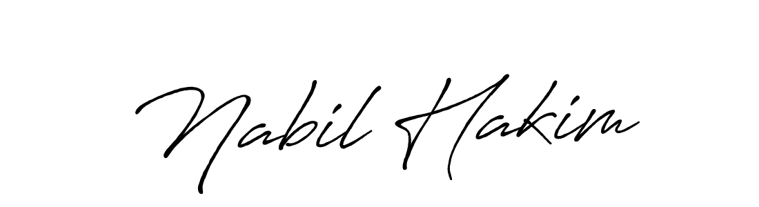 Once you've used our free online signature maker to create your best signature Antro_Vectra_Bolder style, it's time to enjoy all of the benefits that Nabil Hakim name signing documents. Nabil Hakim signature style 7 images and pictures png