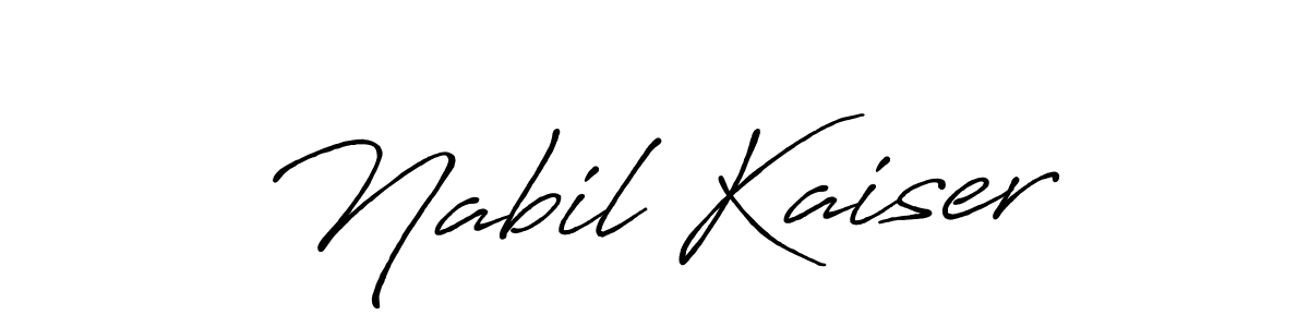 Antro_Vectra_Bolder is a professional signature style that is perfect for those who want to add a touch of class to their signature. It is also a great choice for those who want to make their signature more unique. Get Nabil Kaiser name to fancy signature for free. Nabil Kaiser signature style 7 images and pictures png