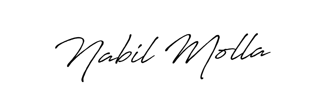 if you are searching for the best signature style for your name Nabil Molla. so please give up your signature search. here we have designed multiple signature styles  using Antro_Vectra_Bolder. Nabil Molla signature style 7 images and pictures png