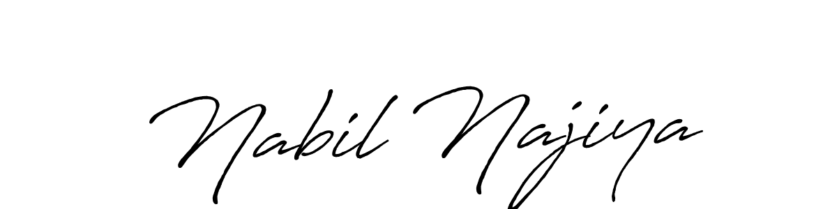 Here are the top 10 professional signature styles for the name Nabil Najiya. These are the best autograph styles you can use for your name. Nabil Najiya signature style 7 images and pictures png