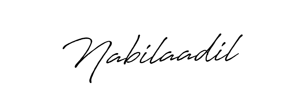 You can use this online signature creator to create a handwritten signature for the name Nabilaadil. This is the best online autograph maker. Nabilaadil signature style 7 images and pictures png