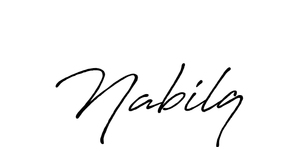 Also You can easily find your signature by using the search form. We will create Nabilq name handwritten signature images for you free of cost using Antro_Vectra_Bolder sign style. Nabilq signature style 7 images and pictures png