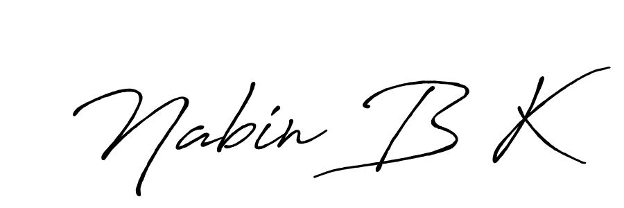 How to Draw Nabin B K signature style? Antro_Vectra_Bolder is a latest design signature styles for name Nabin B K. Nabin B K signature style 7 images and pictures png