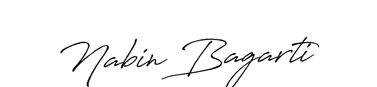 Nabin Bagarti stylish signature style. Best Handwritten Sign (Antro_Vectra_Bolder) for my name. Handwritten Signature Collection Ideas for my name Nabin Bagarti. Nabin Bagarti signature style 7 images and pictures png