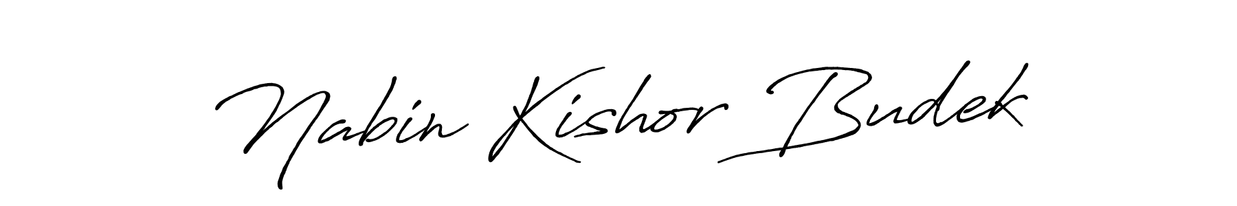 Antro_Vectra_Bolder is a professional signature style that is perfect for those who want to add a touch of class to their signature. It is also a great choice for those who want to make their signature more unique. Get Nabin Kishor Budek name to fancy signature for free. Nabin Kishor Budek signature style 7 images and pictures png