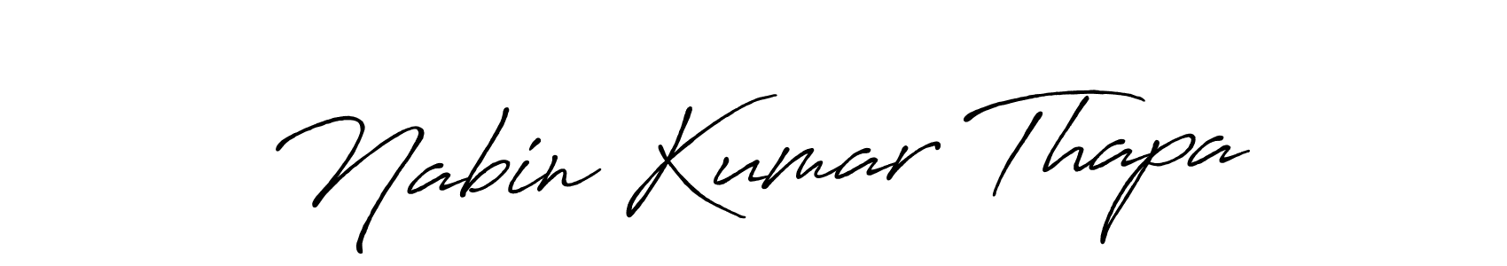 The best way (Antro_Vectra_Bolder) to make a short signature is to pick only two or three words in your name. The name Nabin Kumar Thapa include a total of six letters. For converting this name. Nabin Kumar Thapa signature style 7 images and pictures png