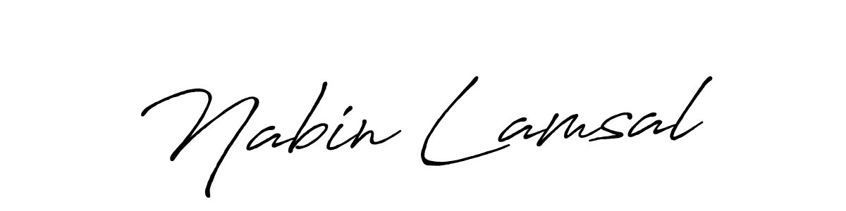 How to Draw Nabin Lamsal signature style? Antro_Vectra_Bolder is a latest design signature styles for name Nabin Lamsal. Nabin Lamsal signature style 7 images and pictures png