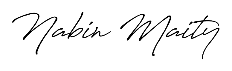 Give your name Nabin Maity an exquisite flair with the Antro_Vectra_Bolder script font. Ideal for contracts, resumes, and formal letterheads. Nabin Maity signature style 7 images and pictures png