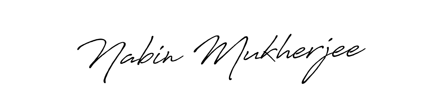 Make a short Nabin Mukherjee signature style. Manage your documents anywhere anytime using Antro_Vectra_Bolder. Create and add eSignatures, submit forms, share and send files easily. Nabin Mukherjee signature style 7 images and pictures png