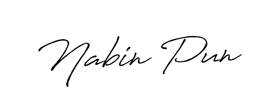The best way (Antro_Vectra_Bolder) to make a short signature is to pick only two or three words in your name. The name Nabin Pun include a total of six letters. For converting this name. Nabin Pun signature style 7 images and pictures png