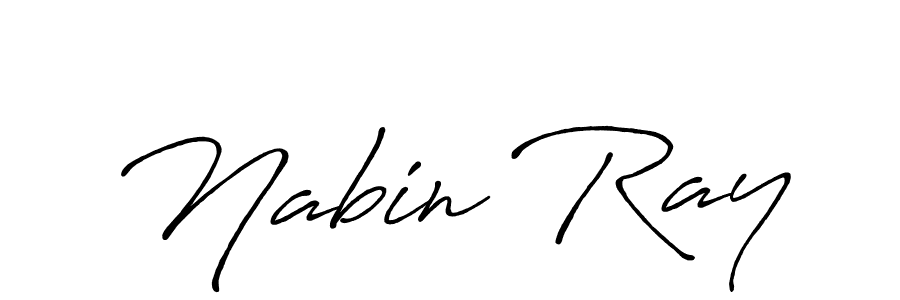 You should practise on your own different ways (Antro_Vectra_Bolder) to write your name (Nabin Ray) in signature. don't let someone else do it for you. Nabin Ray signature style 7 images and pictures png