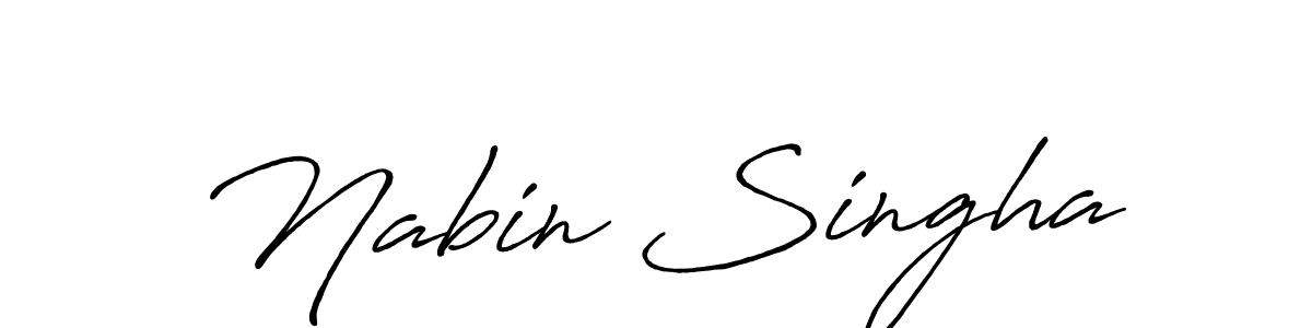 Make a beautiful signature design for name Nabin Singha. Use this online signature maker to create a handwritten signature for free. Nabin Singha signature style 7 images and pictures png