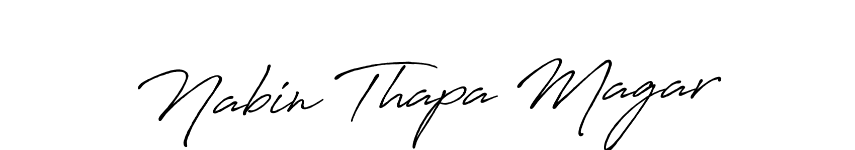 You can use this online signature creator to create a handwritten signature for the name Nabin Thapa Magar. This is the best online autograph maker. Nabin Thapa Magar signature style 7 images and pictures png