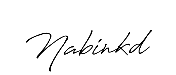 Use a signature maker to create a handwritten signature online. With this signature software, you can design (Antro_Vectra_Bolder) your own signature for name Nabinkd. Nabinkd signature style 7 images and pictures png