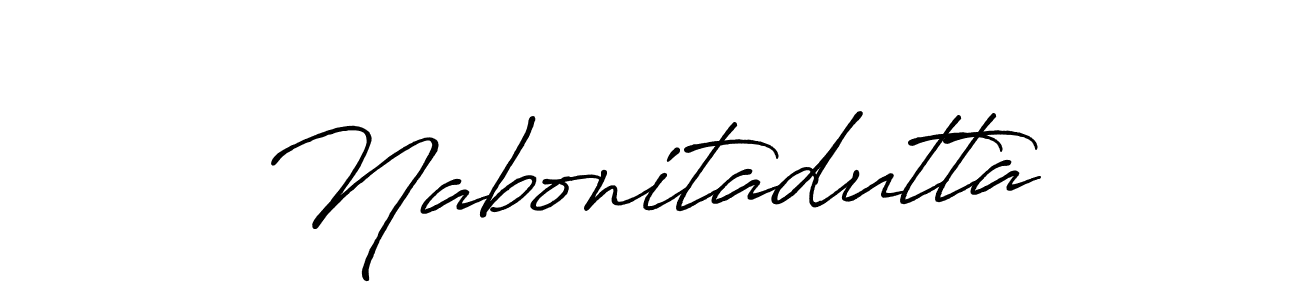 Also You can easily find your signature by using the search form. We will create Nabonitadutta name handwritten signature images for you free of cost using Antro_Vectra_Bolder sign style. Nabonitadutta signature style 7 images and pictures png