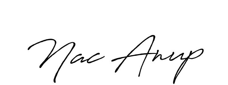 Also we have Nac Anup name is the best signature style. Create professional handwritten signature collection using Antro_Vectra_Bolder autograph style. Nac Anup signature style 7 images and pictures png