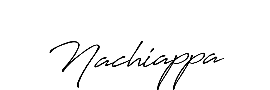Design your own signature with our free online signature maker. With this signature software, you can create a handwritten (Antro_Vectra_Bolder) signature for name Nachiappa. Nachiappa signature style 7 images and pictures png