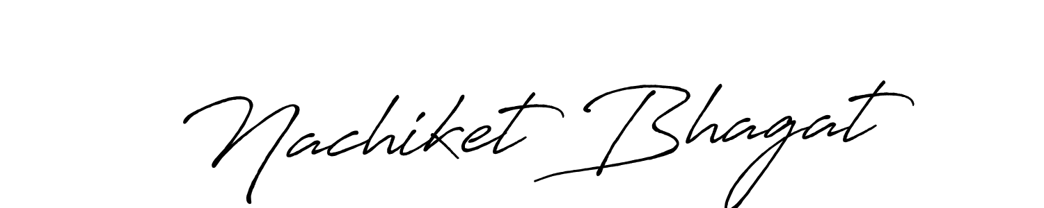 Also we have Nachiket Bhagat name is the best signature style. Create professional handwritten signature collection using Antro_Vectra_Bolder autograph style. Nachiket Bhagat signature style 7 images and pictures png