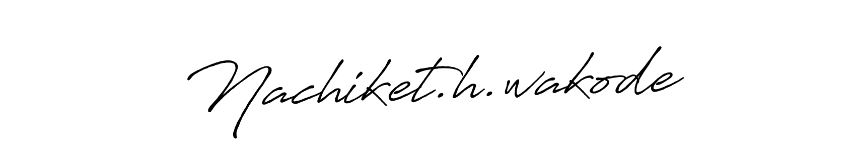 Here are the top 10 professional signature styles for the name Nachiket.h.wakode. These are the best autograph styles you can use for your name. Nachiket.h.wakode signature style 7 images and pictures png