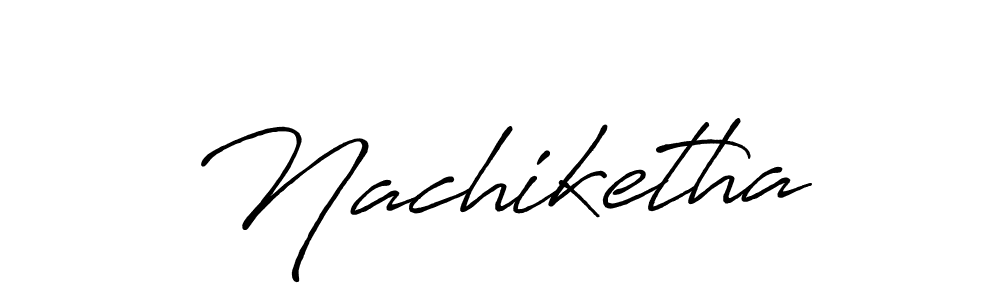 Create a beautiful signature design for name Nachiketha. With this signature (Antro_Vectra_Bolder) fonts, you can make a handwritten signature for free. Nachiketha signature style 7 images and pictures png
