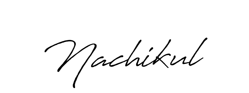 Once you've used our free online signature maker to create your best signature Antro_Vectra_Bolder style, it's time to enjoy all of the benefits that Nachikul name signing documents. Nachikul signature style 7 images and pictures png