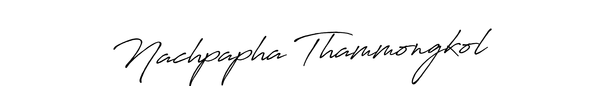 Use a signature maker to create a handwritten signature online. With this signature software, you can design (Antro_Vectra_Bolder) your own signature for name Nachpapha Thammongkol. Nachpapha Thammongkol signature style 7 images and pictures png