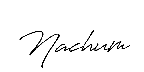 Similarly Antro_Vectra_Bolder is the best handwritten signature design. Signature creator online .You can use it as an online autograph creator for name Nachum. Nachum signature style 7 images and pictures png