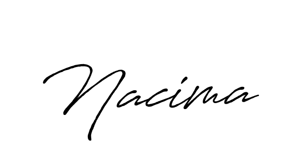 Make a beautiful signature design for name Nacima. Use this online signature maker to create a handwritten signature for free. Nacima signature style 7 images and pictures png