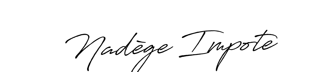 Here are the top 10 professional signature styles for the name Nadège Impote. These are the best autograph styles you can use for your name. Nadège Impote signature style 7 images and pictures png