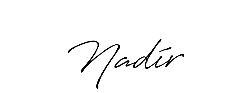 Design your own signature with our free online signature maker. With this signature software, you can create a handwritten (Antro_Vectra_Bolder) signature for name Nadírı. Nadírı signature style 7 images and pictures png