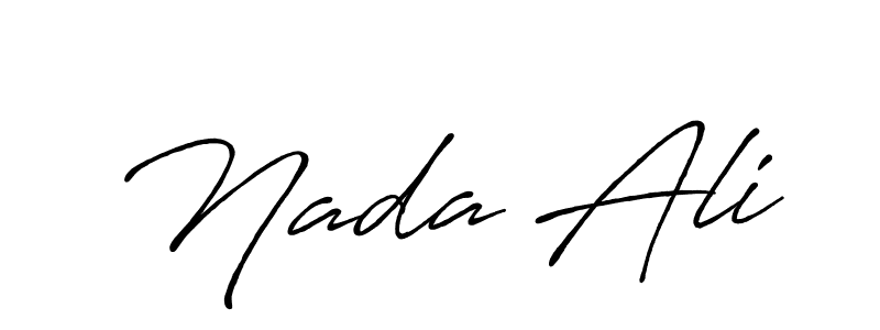 Make a beautiful signature design for name Nada Ali. Use this online signature maker to create a handwritten signature for free. Nada Ali signature style 7 images and pictures png