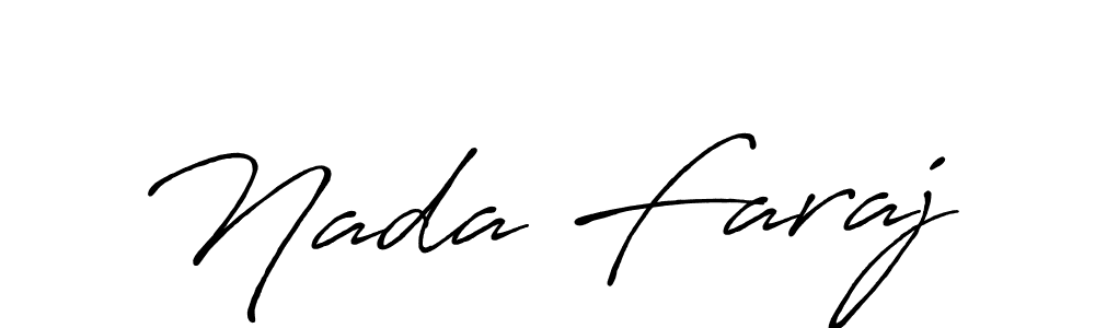 Once you've used our free online signature maker to create your best signature Antro_Vectra_Bolder style, it's time to enjoy all of the benefits that Nada Faraj name signing documents. Nada Faraj signature style 7 images and pictures png