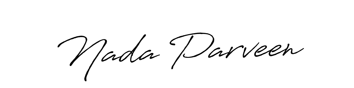 Best and Professional Signature Style for Nada Parveen. Antro_Vectra_Bolder Best Signature Style Collection. Nada Parveen signature style 7 images and pictures png
