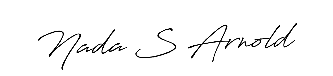 How to Draw Nada S Arnold signature style? Antro_Vectra_Bolder is a latest design signature styles for name Nada S Arnold. Nada S Arnold signature style 7 images and pictures png