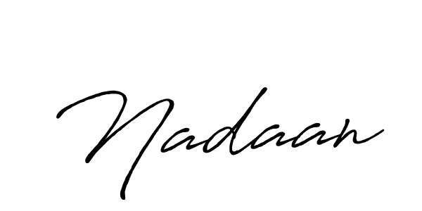 How to make Nadaan signature? Antro_Vectra_Bolder is a professional autograph style. Create handwritten signature for Nadaan name. Nadaan signature style 7 images and pictures png