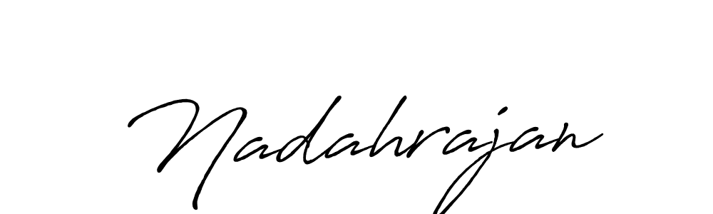 Make a beautiful signature design for name Nadahrajan. Use this online signature maker to create a handwritten signature for free. Nadahrajan signature style 7 images and pictures png