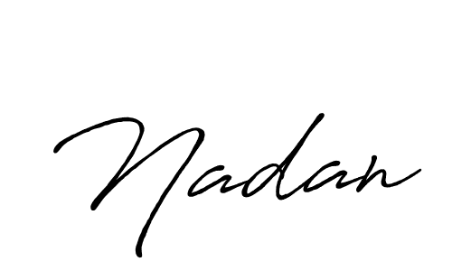 Also You can easily find your signature by using the search form. We will create Nadan name handwritten signature images for you free of cost using Antro_Vectra_Bolder sign style. Nadan signature style 7 images and pictures png