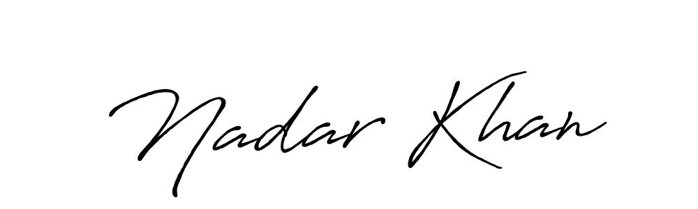 It looks lik you need a new signature style for name Nadar Khan. Design unique handwritten (Antro_Vectra_Bolder) signature with our free signature maker in just a few clicks. Nadar Khan signature style 7 images and pictures png