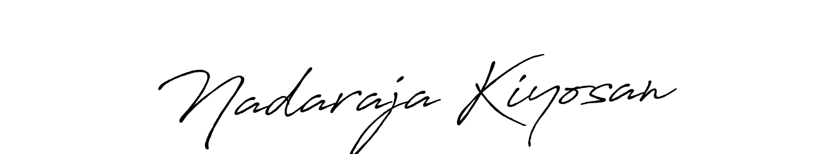if you are searching for the best signature style for your name Nadaraja Kiyosan. so please give up your signature search. here we have designed multiple signature styles  using Antro_Vectra_Bolder. Nadaraja Kiyosan signature style 7 images and pictures png
