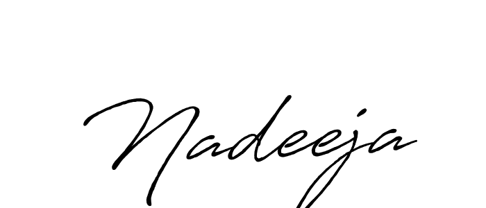 Here are the top 10 professional signature styles for the name Nadeeja. These are the best autograph styles you can use for your name. Nadeeja signature style 7 images and pictures png