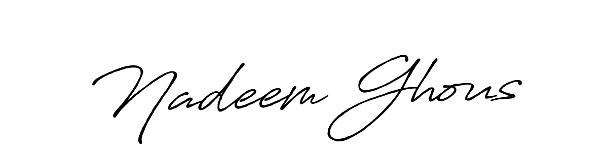 Make a beautiful signature design for name Nadeem Ghous. Use this online signature maker to create a handwritten signature for free. Nadeem Ghous signature style 7 images and pictures png