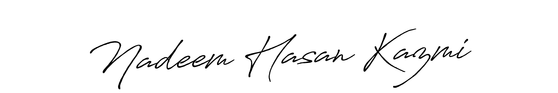 How to Draw Nadeem Hasan Kazmi signature style? Antro_Vectra_Bolder is a latest design signature styles for name Nadeem Hasan Kazmi. Nadeem Hasan Kazmi signature style 7 images and pictures png