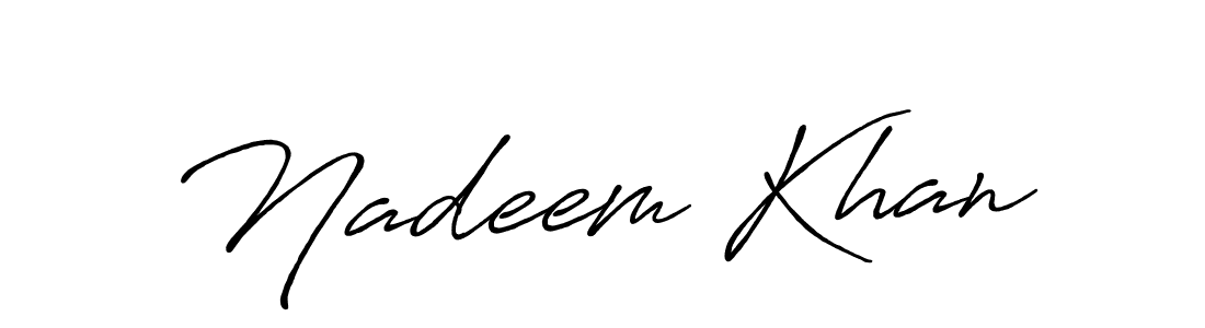How to make Nadeem Khan signature? Antro_Vectra_Bolder is a professional autograph style. Create handwritten signature for Nadeem Khan name. Nadeem Khan signature style 7 images and pictures png