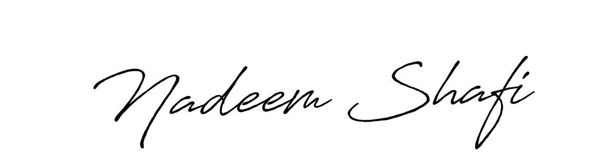 Also You can easily find your signature by using the search form. We will create Nadeem Shafi name handwritten signature images for you free of cost using Antro_Vectra_Bolder sign style. Nadeem Shafi signature style 7 images and pictures png