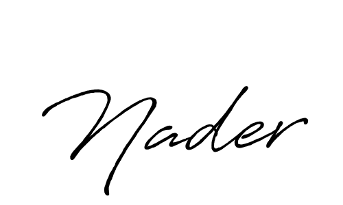 Similarly Antro_Vectra_Bolder is the best handwritten signature design. Signature creator online .You can use it as an online autograph creator for name Nader. Nader signature style 7 images and pictures png