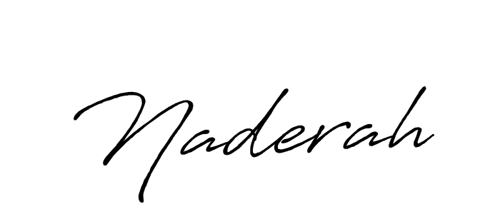 Make a beautiful signature design for name Naderah. Use this online signature maker to create a handwritten signature for free. Naderah signature style 7 images and pictures png